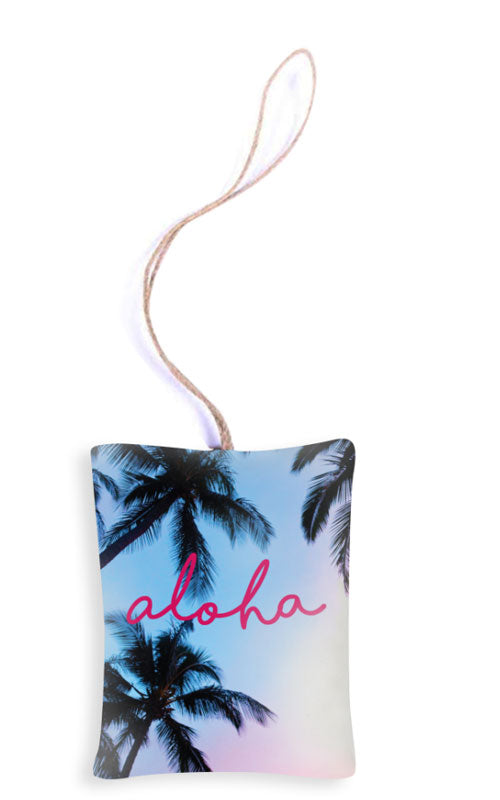 Aloha over Palm Trees
